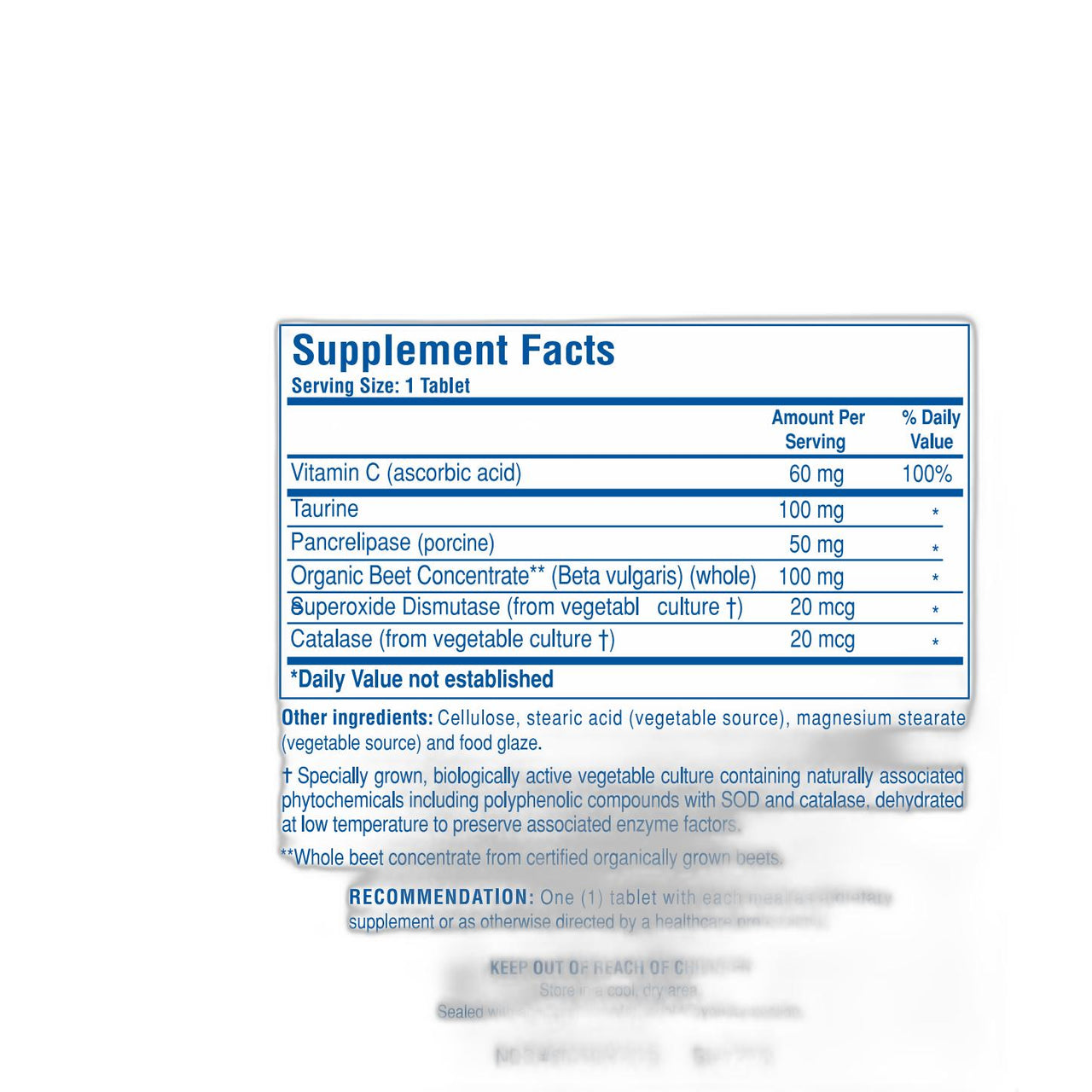 BETA-TCP (180T) Biotics Research Supplement - Conners Clinic