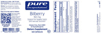 Thumbnail for Bilberry 160 mg 120 vegcaps * Pure Encapsulations Supplement - Conners Clinic