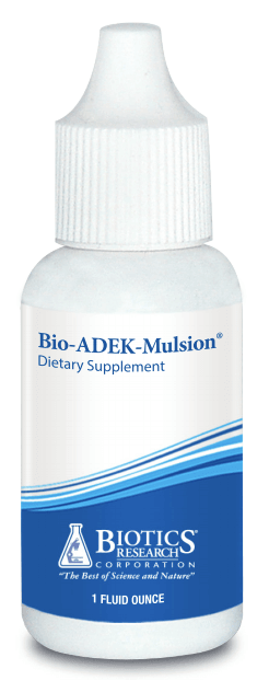 Bio-ADEK-Mulsion - 1 oz liquid Biotics Research Supplement - Conners Clinic