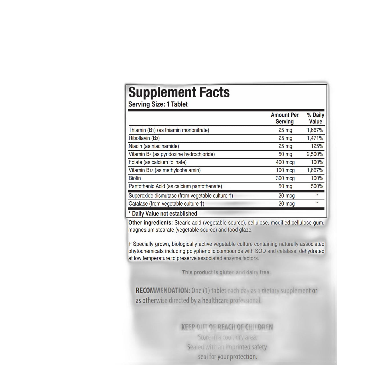 BIO-B COMPLEX (90T) Biotics Research Supplement - Conners Clinic