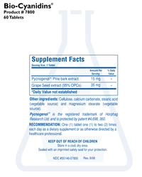 Thumbnail for BIO-CYANIDINS (60T) Biotics Research Supplement - Conners Clinic