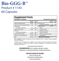 Thumbnail for BIO-GGG-B (60C) Biotics Research Supplement - Conners Clinic