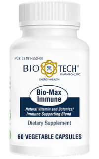 Thumbnail for Bio-Max Immune 60 Capsules Bio-Tech Pharmacal Supplement - Conners Clinic