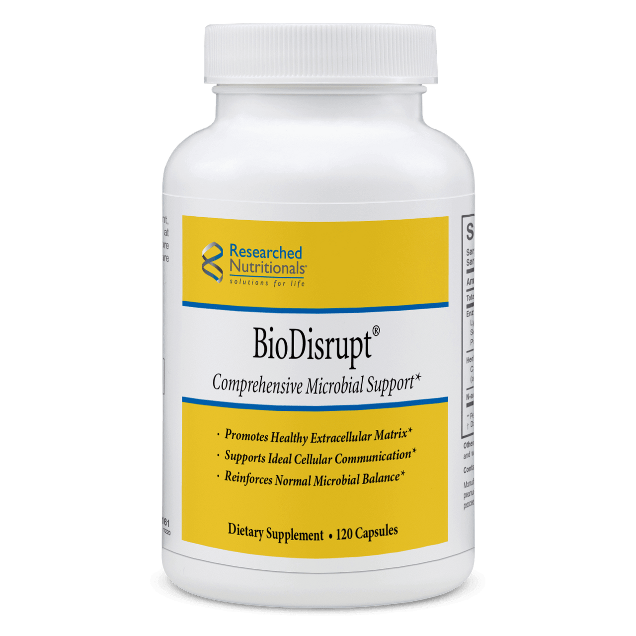 BioDisrupt - 120 Capsules Researched Nutritionals Supplement - Conners Clinic