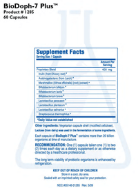 Thumbnail for BIODOPH-7 PLUS (60C) Biotics Research Supplement - Conners Clinic