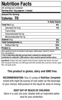 Thumbnail for BIOFIBER COMPLETE (15.9OZ) Biotics Research Supplement - Conners Clinic