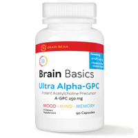 Thumbnail for Brain Basics Ultra Alpha GPC 90 Capsules Brain Bean Supplement - Conners Clinic