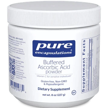 Buffered Ascorbic Acid Powder 227 gms * Pure Encapsulations Supplement - Conners Clinic