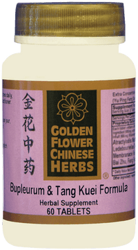 Thumbnail for Bupleurum & Tang Kuei 60 Tablets Golden Flower Chinese Herbs Supplement - Conners Clinic
