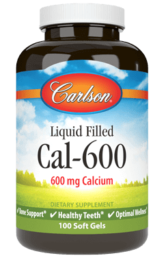 Cal-600 100 Softgels Carlson Labs Supplement - Conners Clinic