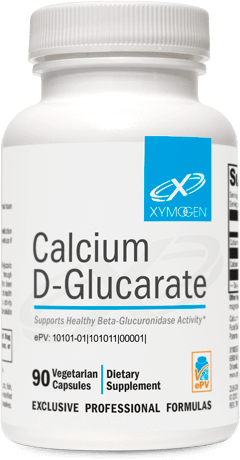 Calcium D-Glucarate 90 Capsules Xymogen Supplement - Conners Clinic
