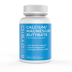 Calcium / Magnesium Butyrate 100 Capsules Body Bio Supplement - Conners Clinic