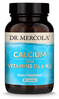 Thumbnail for Calcium with Vitamins D3 & K2 - 90 Capsules Dr. Mercola Supplement - Conners Clinic