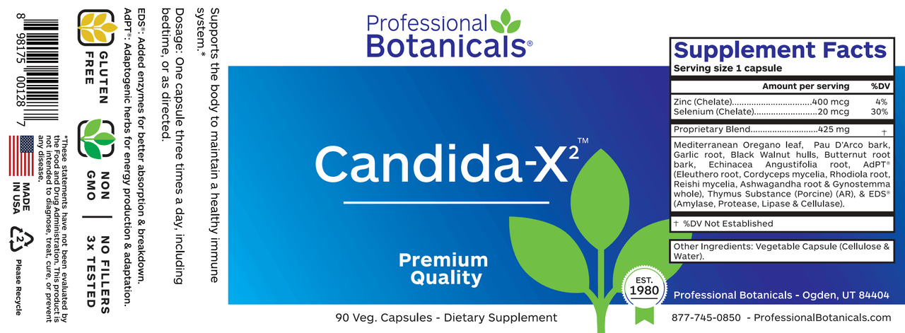 CANDIDA-X2 (90C) Biotics Research Supplement - Conners Clinic