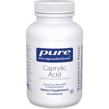 Caprylic Acid 120 vcaps * Pure Encapsulations Supplement - Conners Clinic