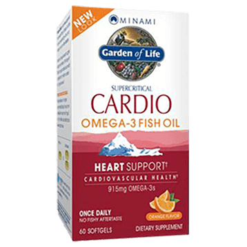 CardiO-3 Orange Flavor 60 gels * Gardens of Life Supplement - Conners Clinic