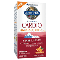 Thumbnail for CardiO-3 Orange Flavor 60 gels * Gardens of Life Supplement - Conners Clinic