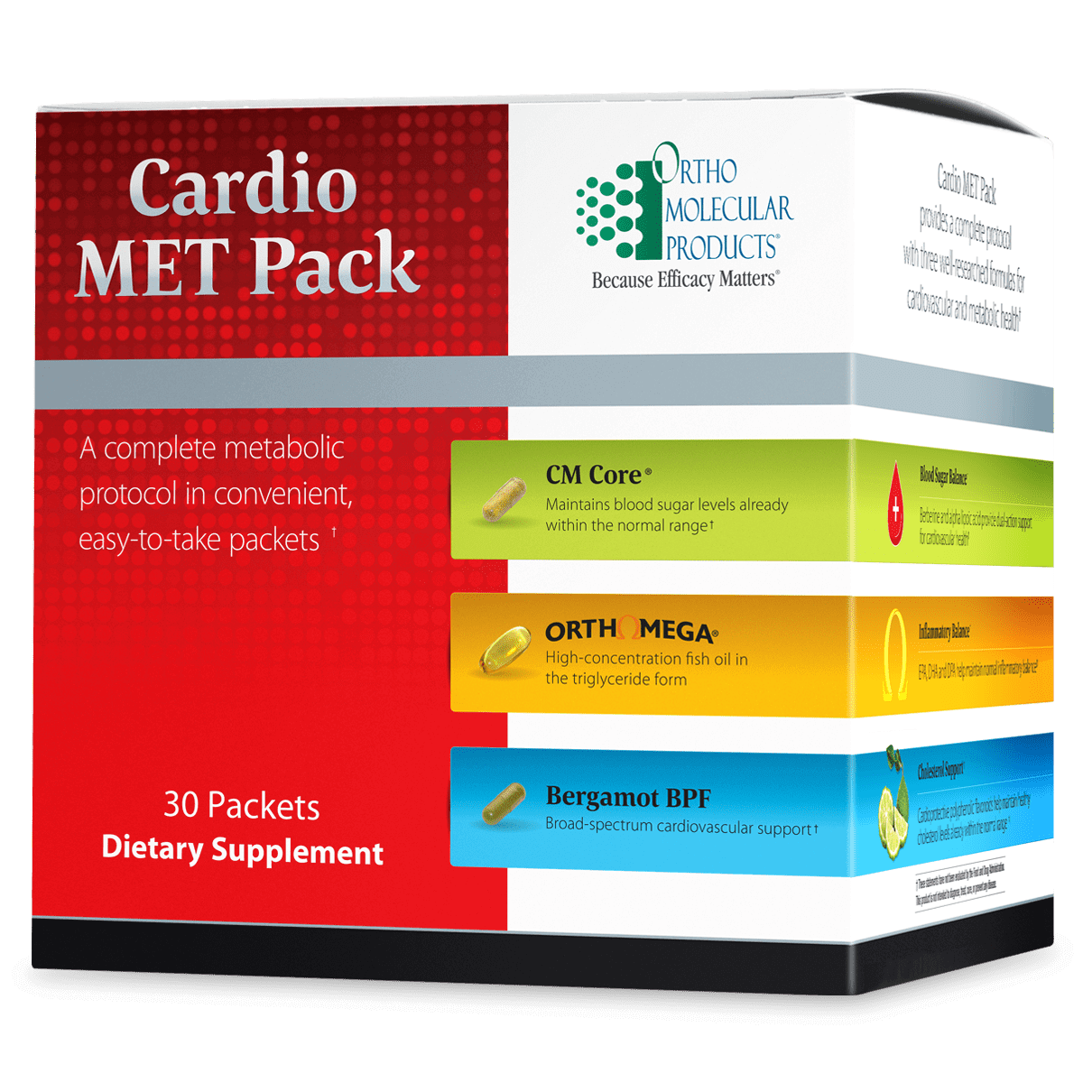 Cardio MET Pack Ortho-Molecular Supplement - Conners Clinic