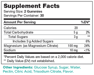 Chapter One Magnesium Apple 60 Gummies Zahler Supplement - Conners Clinic