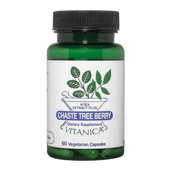 Chaste Tree Berry 60 Capsules Vitanica Supplement - Conners Clinic