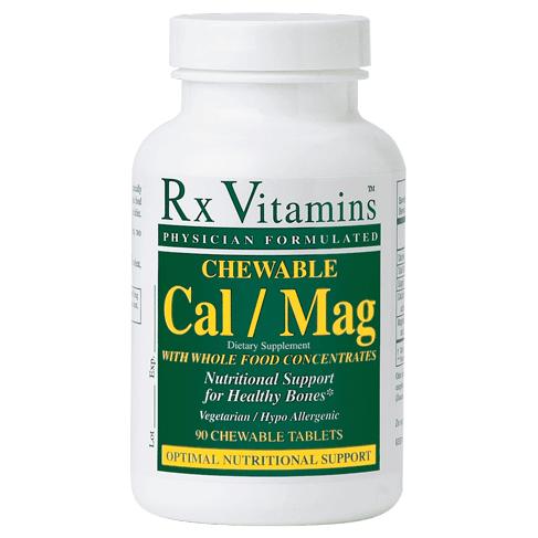 Chewable Cal/Mag 90 Chewable Tablets Rx Vitamins Supplement - Conners Clinic