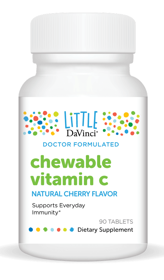 Chewable Vitamin C Cherry 90 Tablets DaVinci Labs Supplement - Conners Clinic