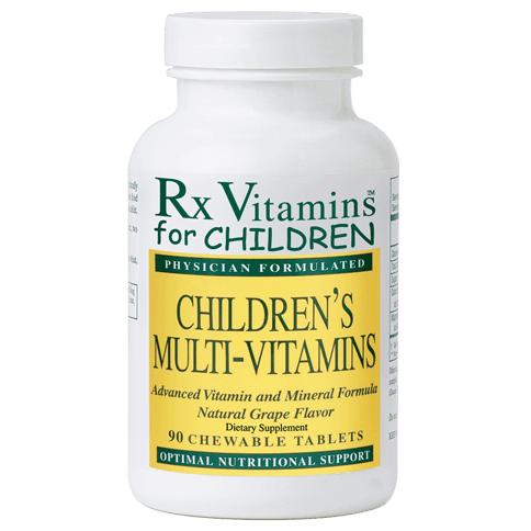 Children's Multi-Vitamins 90 Chewable Tablets Rx Vitamins Supplement - Conners Clinic