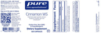 Thumbnail for Cinnamon WS 120 vcaps * Pure Encapsulations Supplement - Conners Clinic