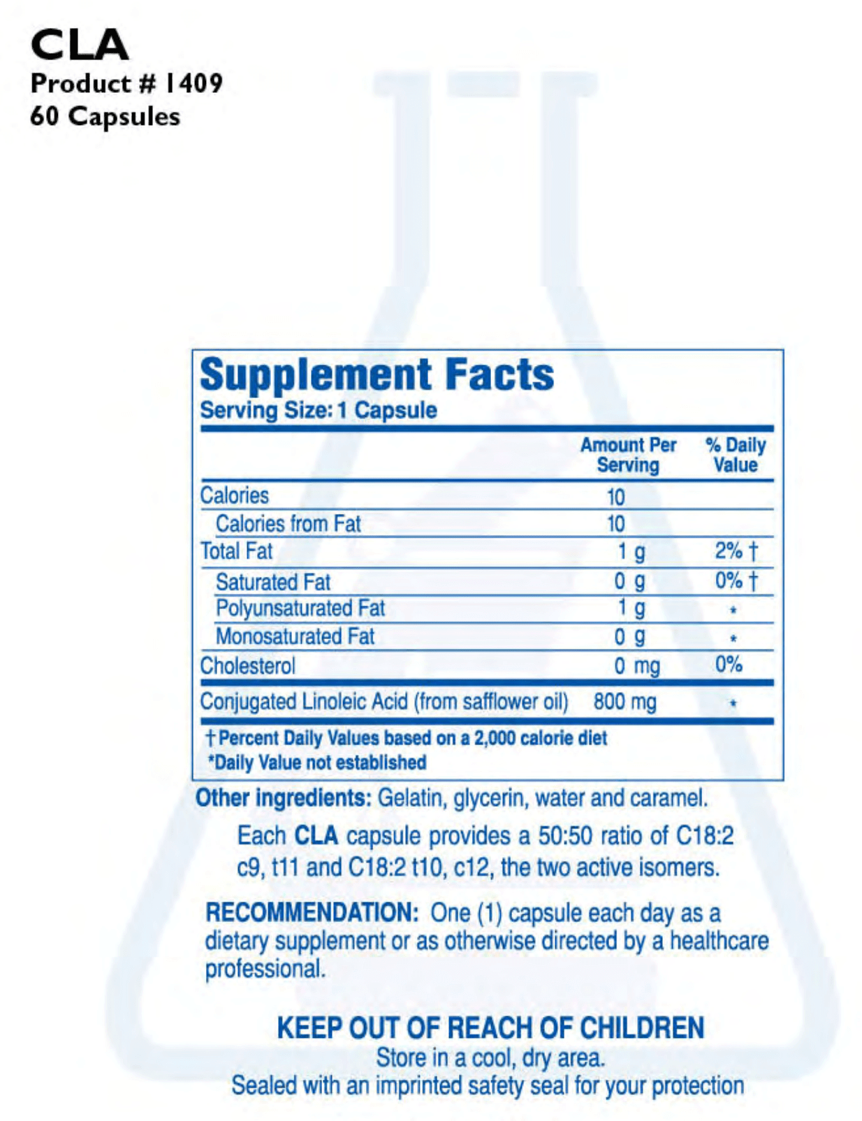 CLA (60C) Biotics Research Supplement - Conners Clinic