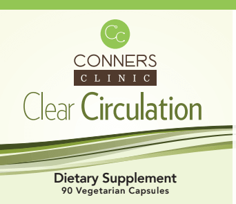 Clear Circulation - 90 Caps Conners Clinic Supplement - Conners Clinic