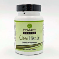 Thumbnail for Clear Hist Jr - Chewable Natural Anti-Histamine for Kids - 60 Count Conners Clinic Supplement - Conners Clinic