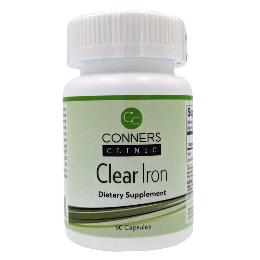 Clear Iron - 60 Count Conners Clinic Supplement - Conners Clinic