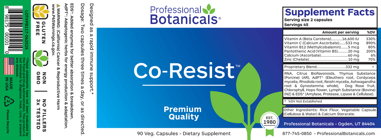 CO-RESIST (90T) Biotics Research Supplement - Conners Clinic