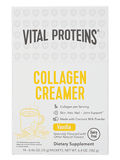 Collagen Creamer Vanilla 14 Servings Vital Proteins Supplement - Conners Clinic