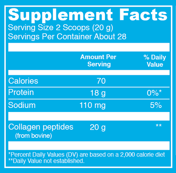 Collagen Peptides 28 Servings Vital Proteins Supplement - Conners Clinic