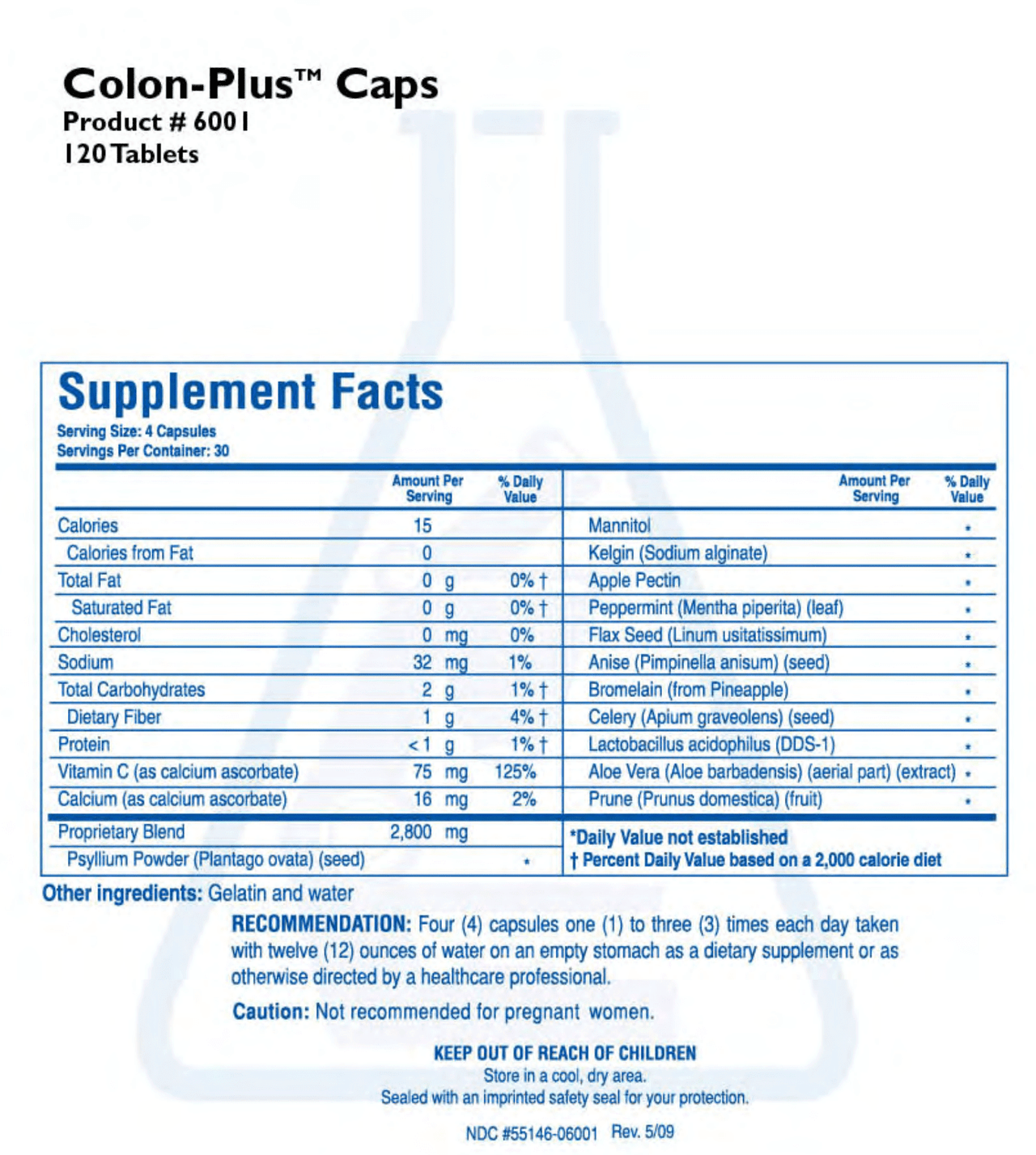 COLON-PLUS CAPS (120C) Biotics Research Supplement - Conners Clinic