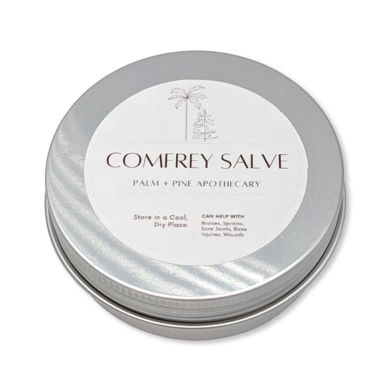 Comfrey Salve - Organic Skin, Joint, Muscle Care - 1.5 oz Palm & Pine Apothecary Salve - Conners Clinic