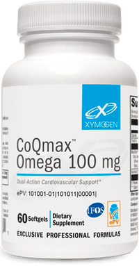 Thumbnail for CoQmax™ Omega 100 mg 60 Softgels Xymogen Supplement - Conners Clinic