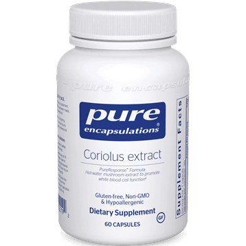 Coriolus extract 60 caps * Pure Encapsulations Supplement - Conners Clinic