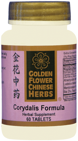 Corydalis 60 Tablets Golden Flower Chinese Herbs Supplement - Conners Clinic