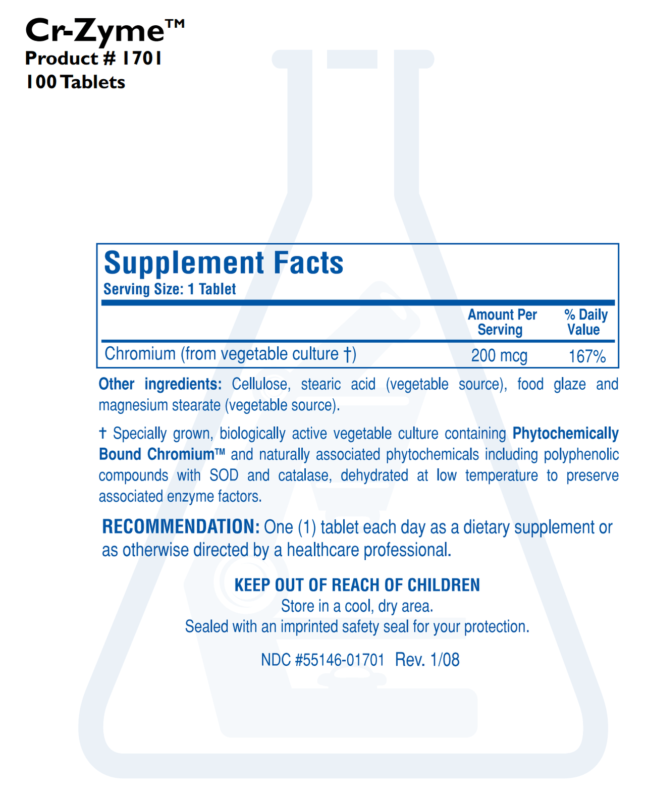 CR-ZYME (100T) Biotics Research Supplement - Conners Clinic