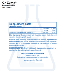 Thumbnail for CR-ZYME (100T) Biotics Research Supplement - Conners Clinic