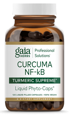 Curcuma NF-kB Turmeric Supreme 120 Capsules Gaia Herbs Supplement - Conners Clinic