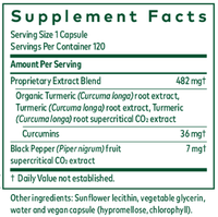Thumbnail for Curcuma NF-kB Turmeric Supreme 120 Capsules Gaia Herbs Supplement - Conners Clinic
