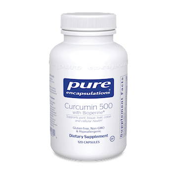 Curcumin 500 with Bioperine 120 vcaps * Pure Encapsulations Supplement - Conners Clinic