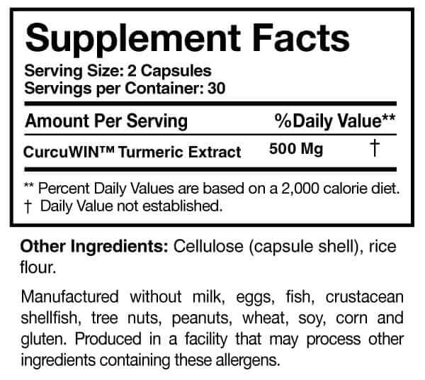 Curcumin Pure - 60 Capsules Researched Nutritionals Supplement - Conners Clinic