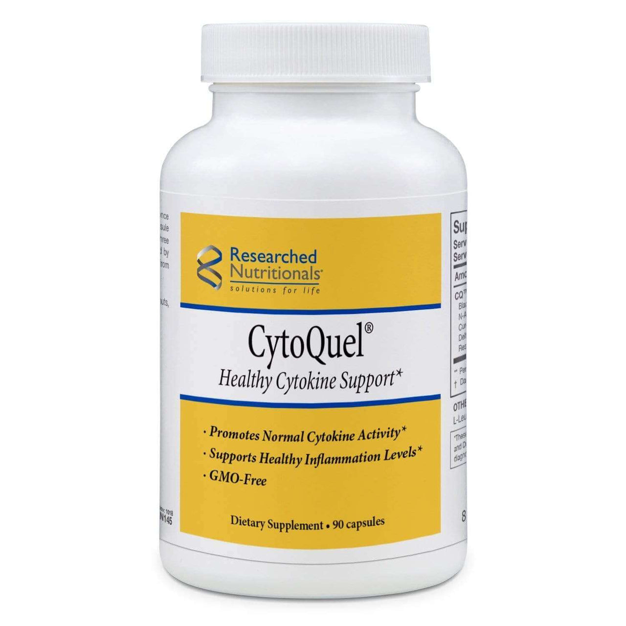 CytoQuel - 90 Capsules Researched Nutritionals Supplement - Conners Clinic