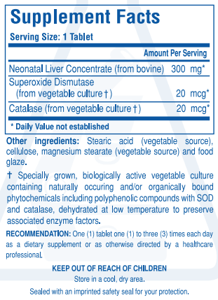 CYTOZYME-LV (60T) Biotics Research Supplement - Conners Clinic