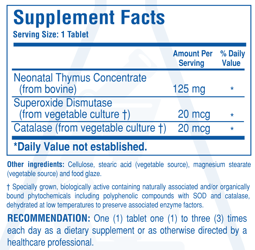 Cytozyme-THY (180T) Biotics Research Supplement - Conners Clinic