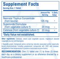 Thumbnail for Cytozyme-THY (180T) Biotics Research Supplement - Conners Clinic